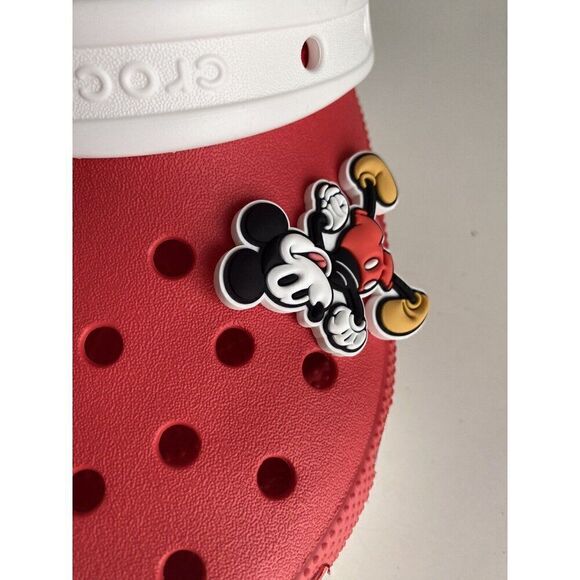 Crocs Disney Mickey Minnie Mouse Platform Clog 208885-8C1 Women's Sz 8 Jibbitz - Picture 4 of 10